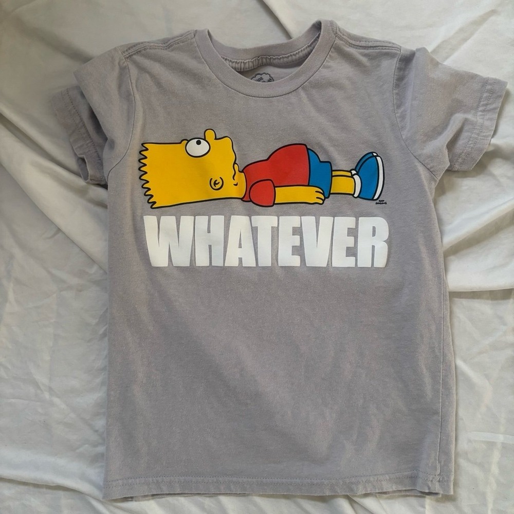 New- The Simpsons Boys tshirt size S 6/7 - Picture 1 of 4